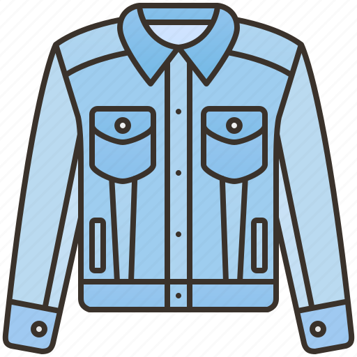 Denim, fabric, fashion, jacket, jeans icon - Download on Iconfinder