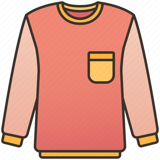 Casual, clothes, long, shirt, sleeve icon - Download on Iconfinder