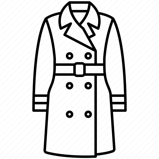 Coat, fashion, long, style, winter icon - Download on Iconfinder