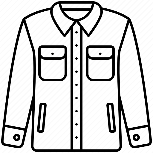 Apparel, casual, fashion, jacket, sleeves icon - Download on Iconfinder