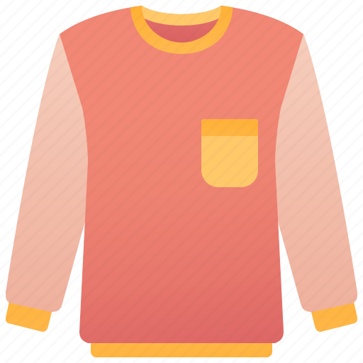 Casual, clothes, long, shirt, sleeve icon - Download on Iconfinder