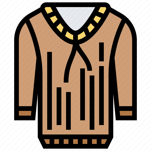 Clothes, jumper, knit, sweater, warm icon - Download on Iconfinder