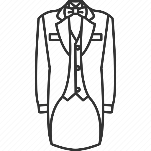 Tuxedo, menswear, formal, evening, costume icon - Download on Iconfinder