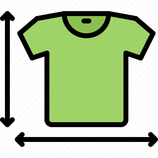 T, shirt, size, arrow, clothes, fashion, shop icon - Download on Iconfinder