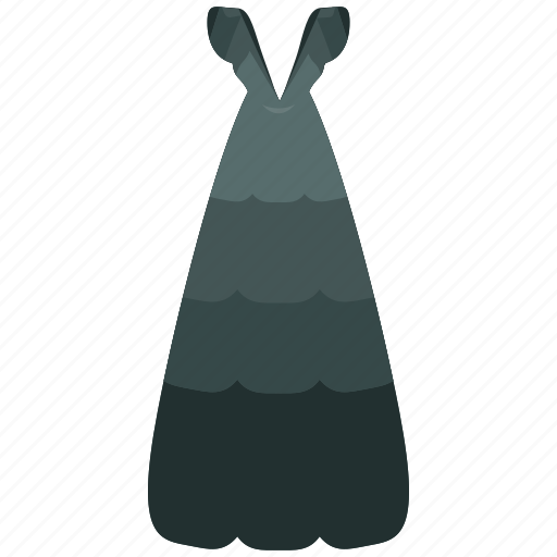 Dress, long, clothes, clothing, fashion icon - Download on Iconfinder