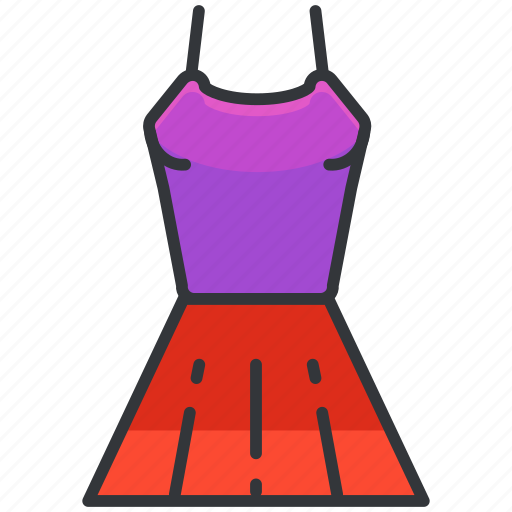 Clothes, fashion, outfit, skirt, top icon - Download on Iconfinder