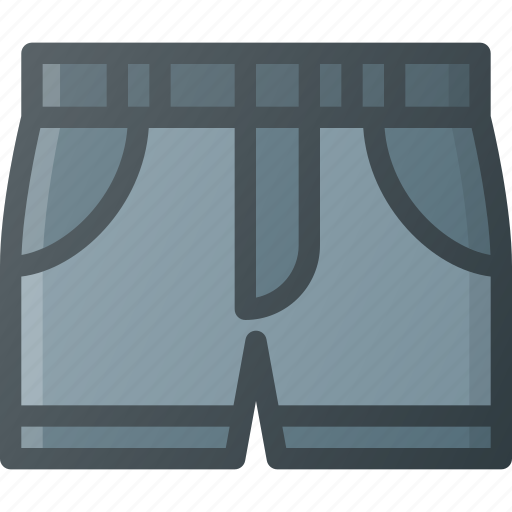 Cloth, half, jeans, short, summer icon - Download on Iconfinder