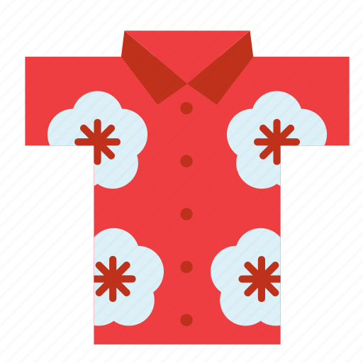 Clothes, clothing, garment, cloth, hawaii, hawaiian, shirt icon - Download on Iconfinder