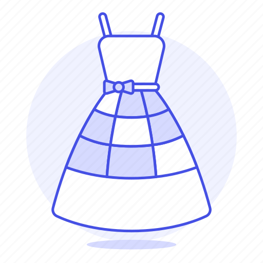 Clothes, garment, dress, accessory, blue icon - Download on Iconfinder