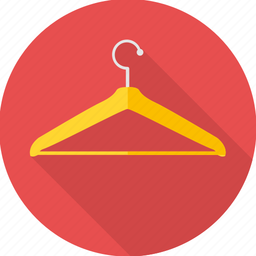 Hanger, cloth, clothing, coat hanger, dress hanger, laundry, wardrobe icon - Download on Iconfinder