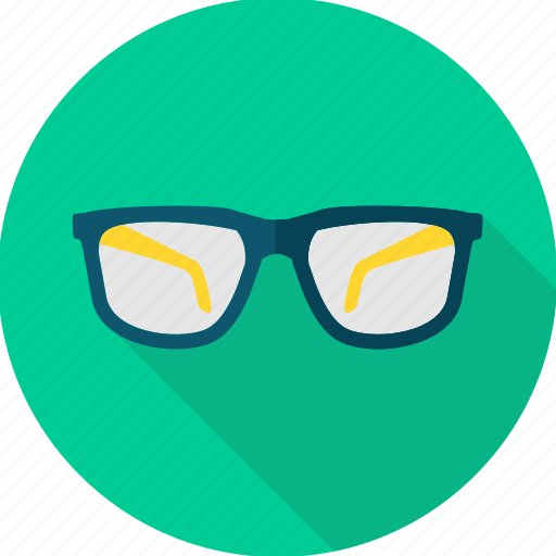 Eye, eye glasses, spects, spectacles, view, visible, vision icon - Download on Iconfinder