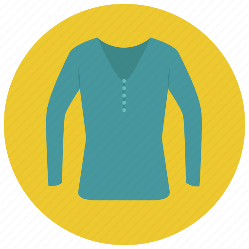 Blue top, clothes, fashion, shirt, top, tshirt icon - Download on Iconfinder