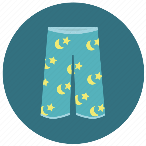 Clothes, homewear, pajama pants, pajamas, pants, shorts, sleepwear icon - Download on Iconfinder