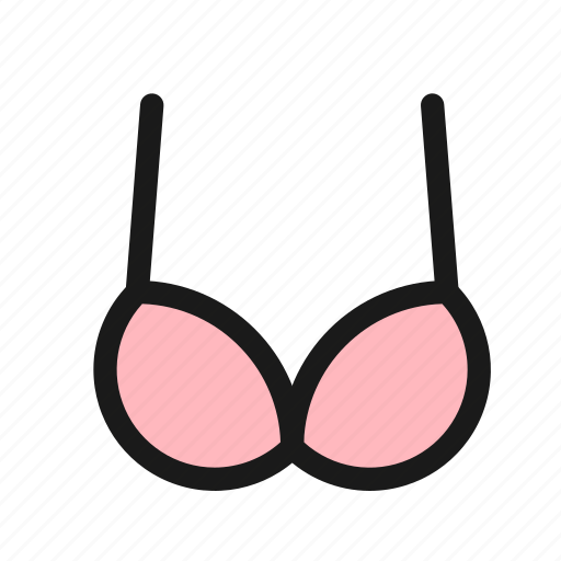Bra, bikini, underwear, undergarment, breast, swimsuit, plunge icon - Download on Iconfinder