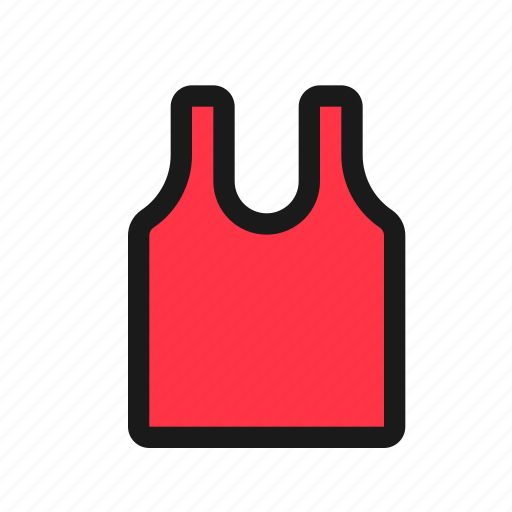 Tank, top, sleeveless, shirt, undershirt, workout, sportwear icon - Download on Iconfinder