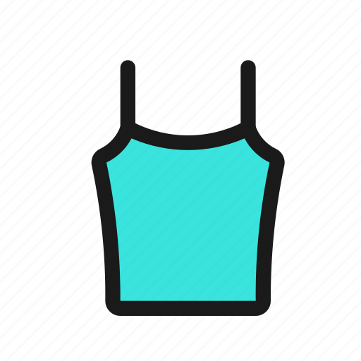 Tank, top, spaghetti, strap, camisole, undergarment, woman icon - Download on Iconfinder