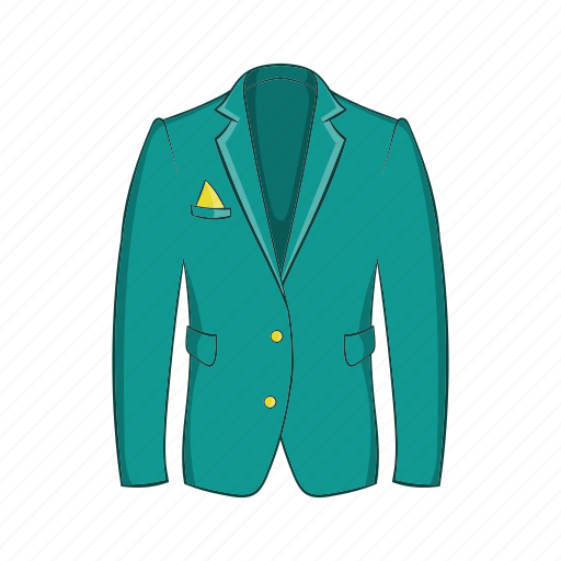 Cartoon, cloth, clothing, green, jacket, man, sign icon - Download on Iconfinder