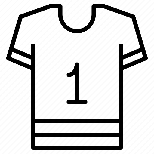 Football, shirt, sport, equipment, uniform, number icon - Download on Iconfinder