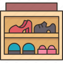 shoe, organizer, storage, rack, closet
