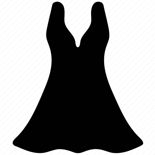 A-line, babydoll dress, clothes, clothing, ladies, party wear icon - Download on Iconfinder