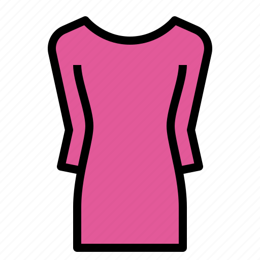 Clothes, dress, fashion, sheath, short icon - Download on Iconfinder