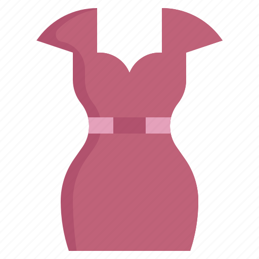 Dress2, clothes, apparel, femenine, fashion icon - Download on Iconfinder
