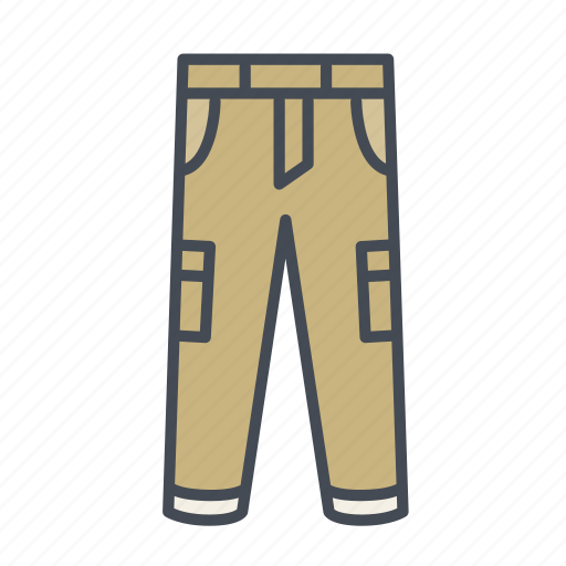 Cargo, clothes, clothing, fashion, long pants, pants, trousers icon - Download on Iconfinder