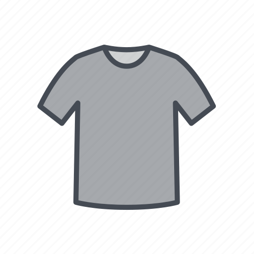 Casual wear, roundneck, short sleeve, tee, tshirt icon - Download on Iconfinder