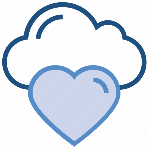 Cloud, favorite, health, heart, like, love, storage icon - Download on Iconfinder