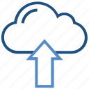 arrow, cloud, data, storage, upload, weather 
