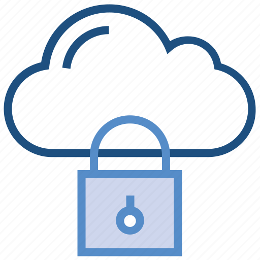 Cloud, computing, lock, protection, security, storage icon - Download on Iconfinder