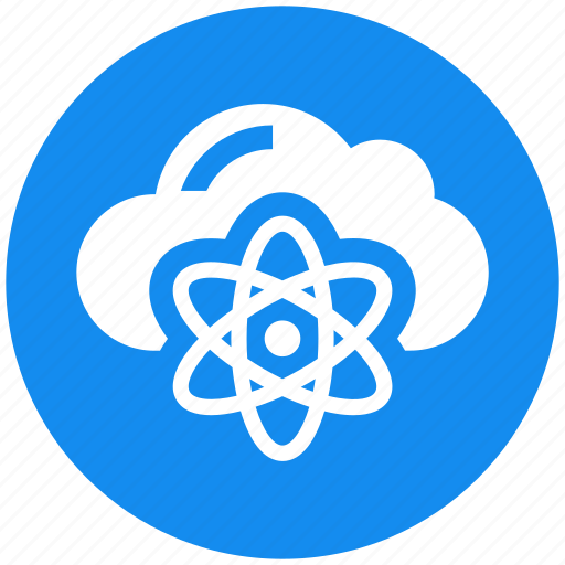 Atom, cloud, cloud science, data science icon - Download on Iconfinder