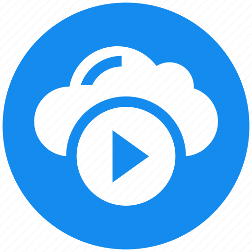 Cloud, media, music, play, video icon - Download on Iconfinder