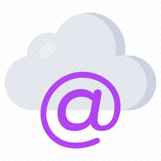 Cloud email, cloud arroba, cloud technology, cloud computing, cloud service icon - Download on Iconfinder