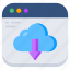 cloud download, online download, data download, cloud storage, cloud technology 
