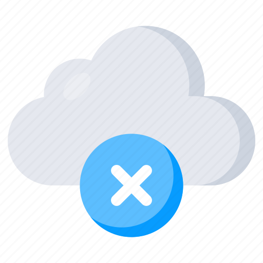 Delete cloud, service cloud, block cloud, cloud technology, cloud computing icon - Download on Iconfinder