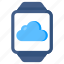 smartwatch cloud, smartband, cloud technology, cloud computing, cloud service 