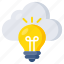 cloud idea, innovation, bright idea, big idea, creative idea 