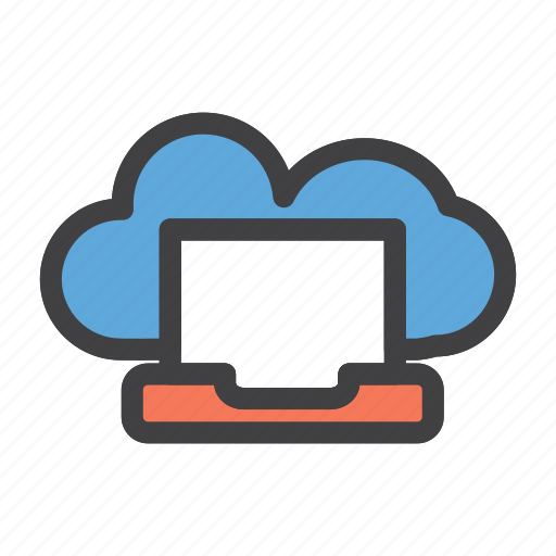 Cloud, laptop, network, server icon - Download on Iconfinder