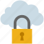 cloud, computing, lock, logout, protect, security 