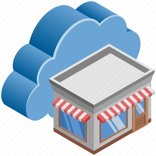 Cloud, computing, e-market, e-shop, e-store icon - Download on Iconfinder