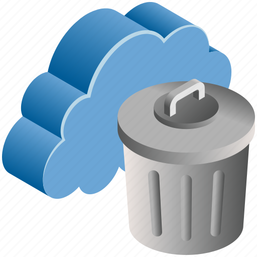 Cloud, computing, delete, dustbin, trash icon - Download on Iconfinder