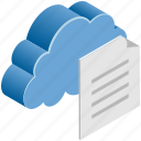 cloud, computing, data, document, file