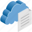 cloud, computing, data, document, file 
