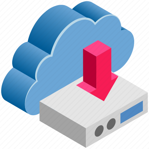 Cloud, computing, download, internet, modem, router icon - Download on Iconfinder