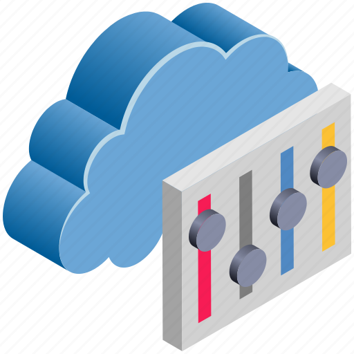 Adjustment, cloud, computing, control, filter, mixer icon - Download on Iconfinder