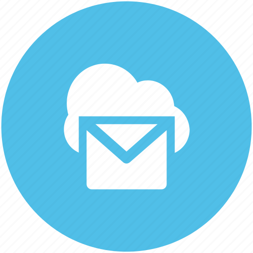 Cloud correspondence, cloud email, cloud mail, icloud, modern technology, wireless communication, wireless mailing icon - Download on Iconfinder