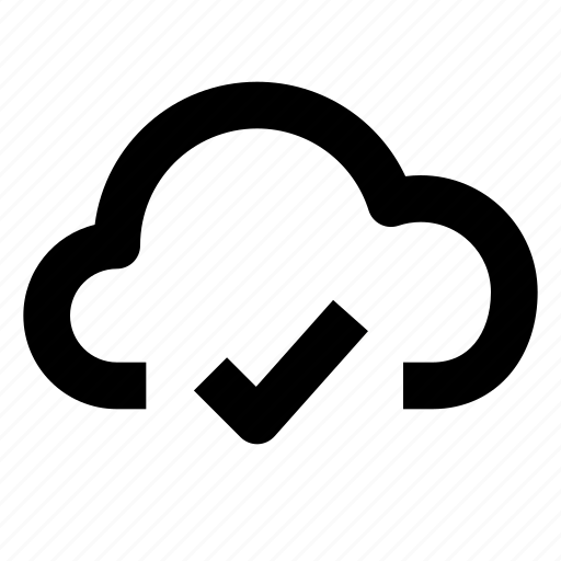 Cloud check, cloud, data, check, cloud computing icon - Download on Iconfinder