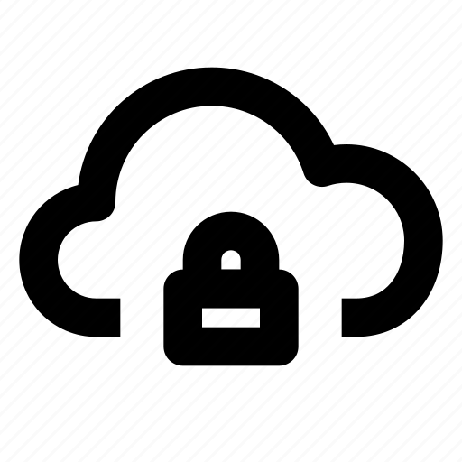 Cloud lock, cloud, lock, system, data, cloud computing icon - Download on Iconfinder