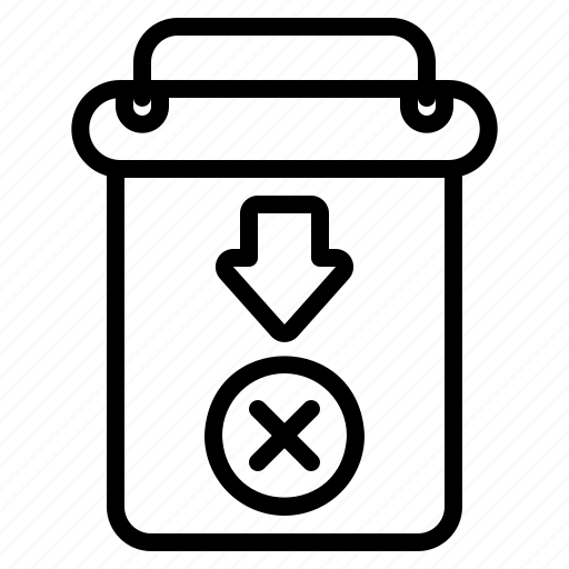 Delete, bin, rubbish, trash, can, eliminate, garbage icon - Download on Iconfinder